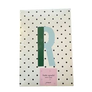 Kate Spade NIP Sparks of Joy "R" Notepad